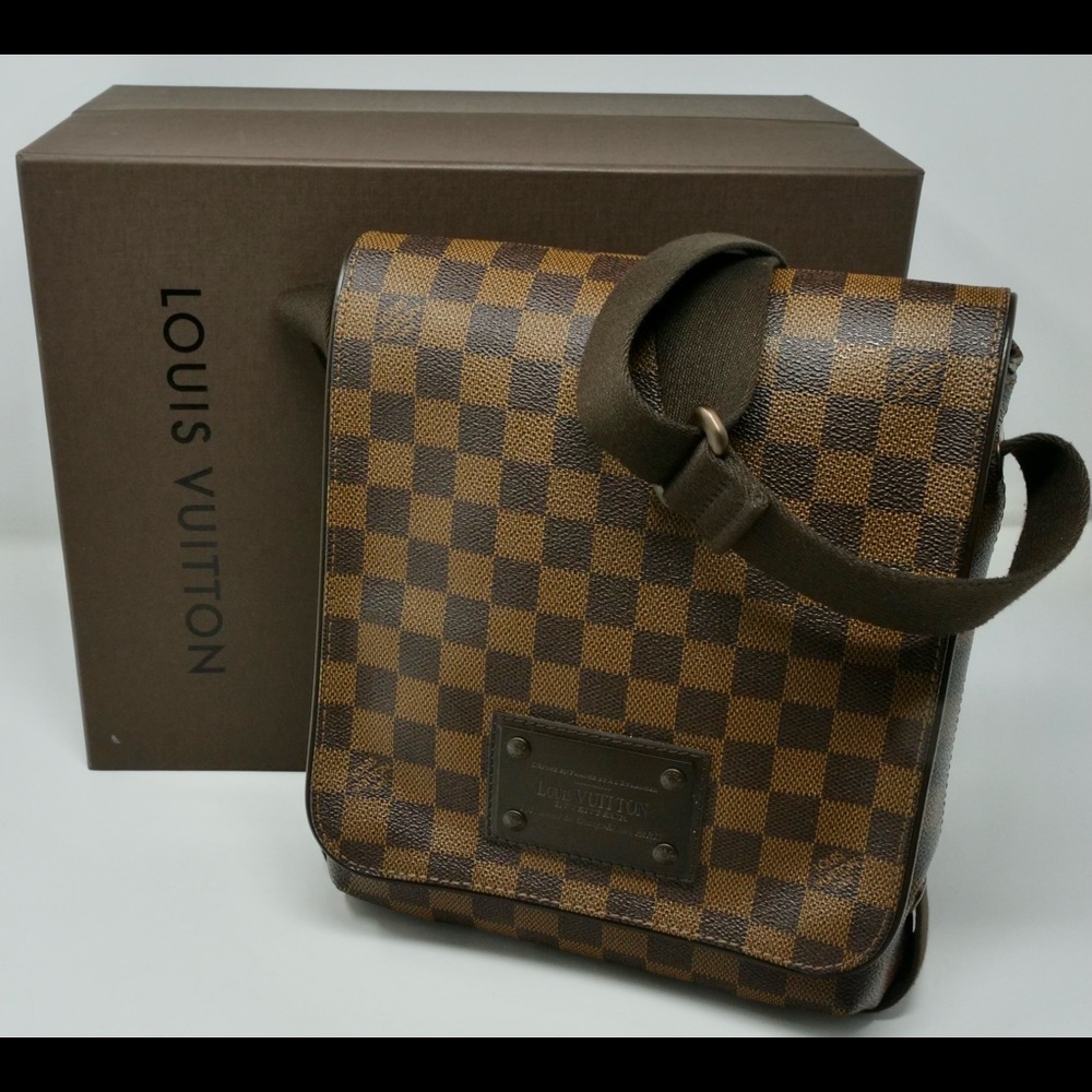 Authentic Louis Vuitton Brooklyn PM Damier